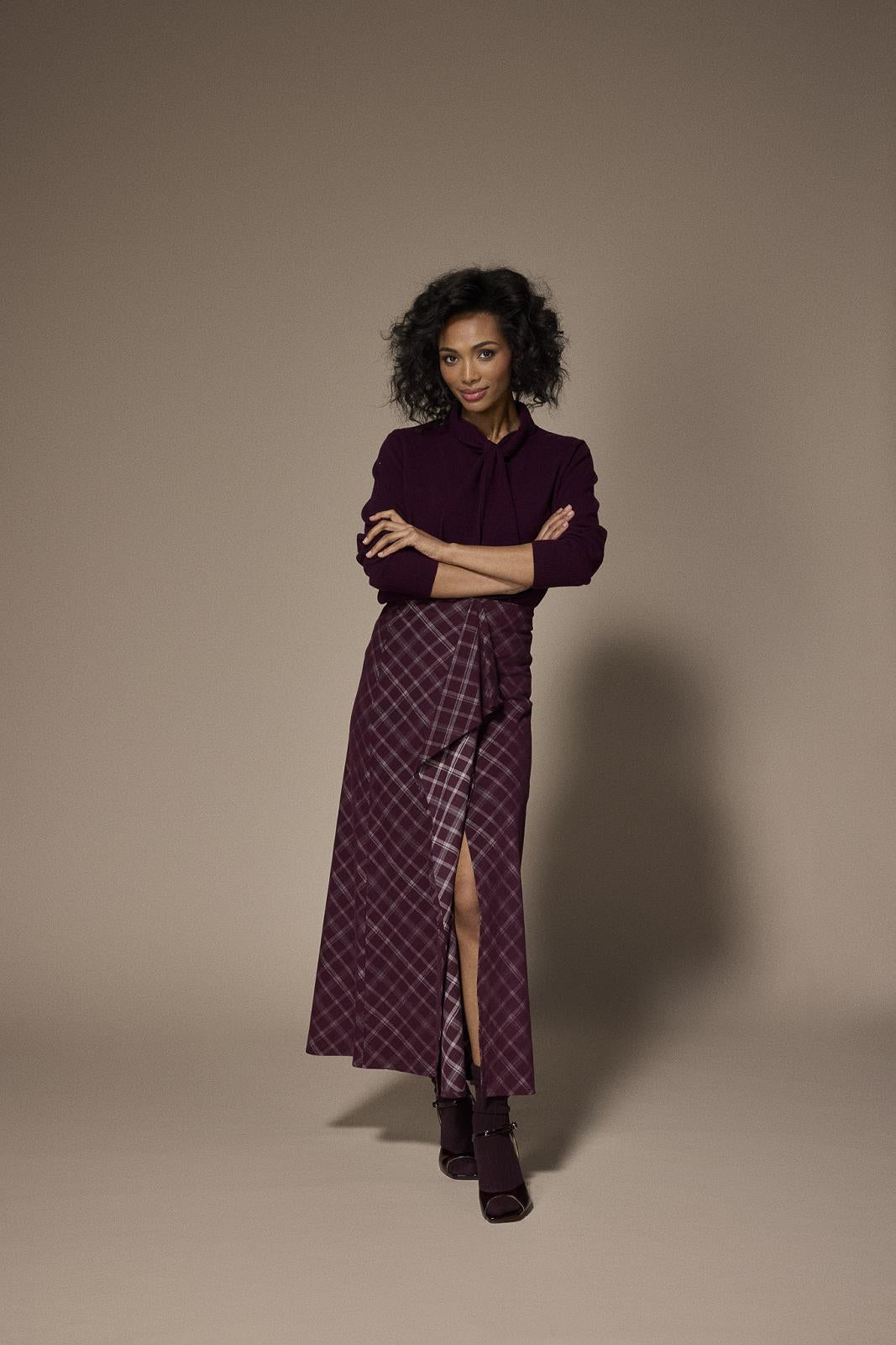 PULL LM STRIK BORDEAUX