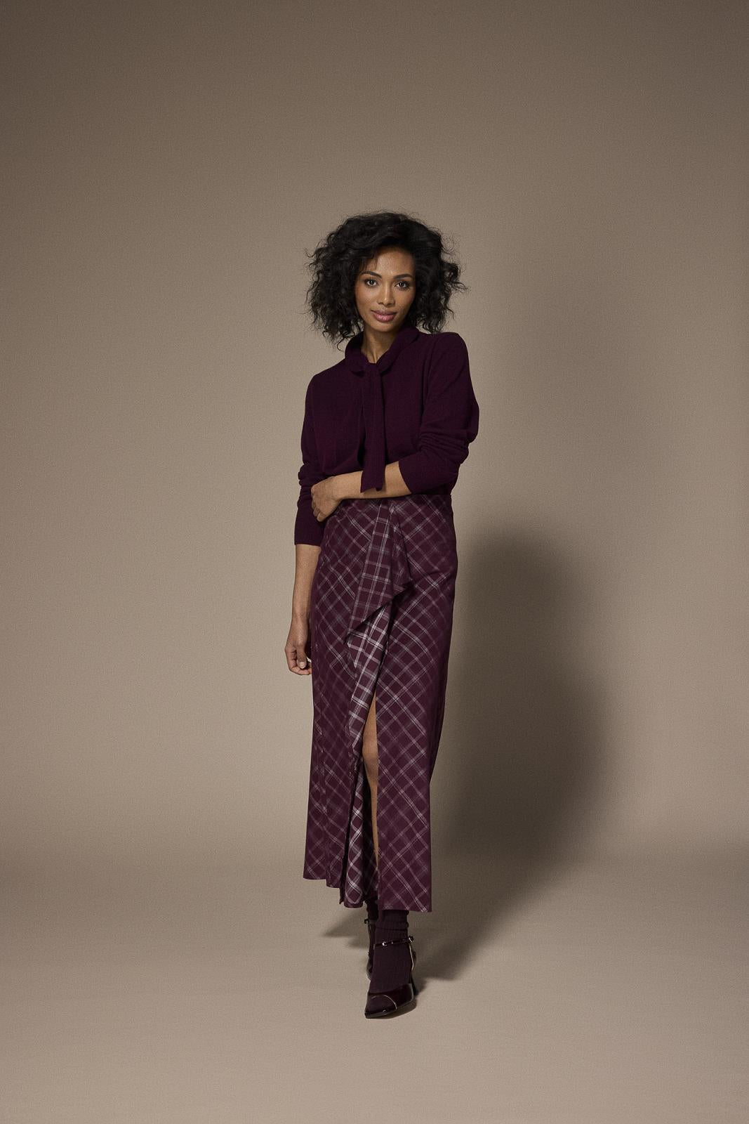 PULL LM STRIK BORDEAUX