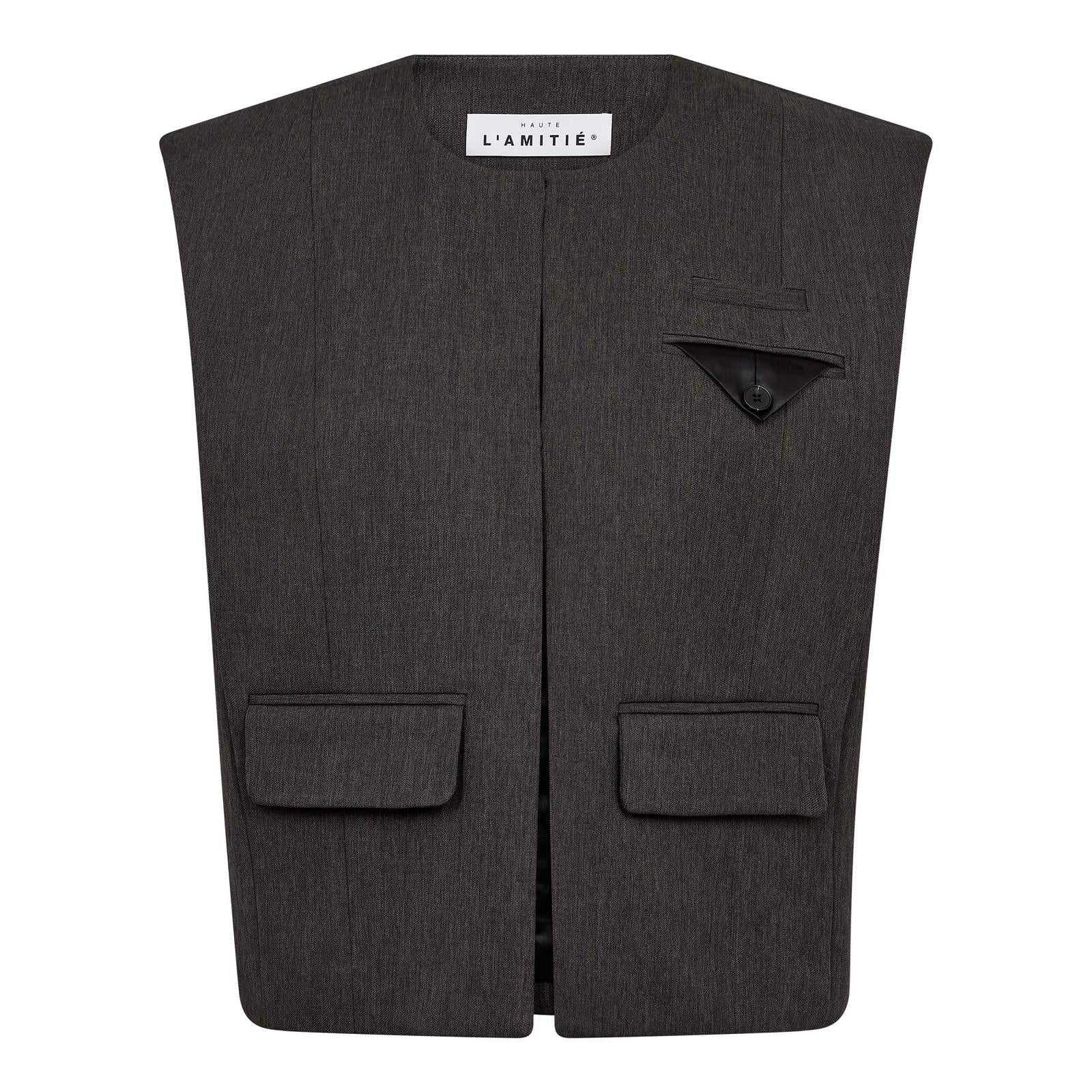 WAISTCOAT GRIJS
