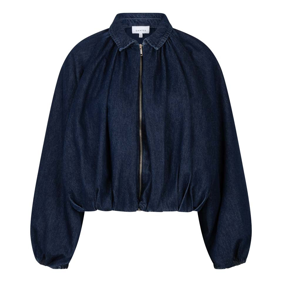 Dante6-Cassi balloony denim jacket Dark