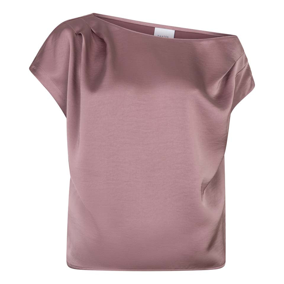 Dante6-Roam satin drapey top Mauve