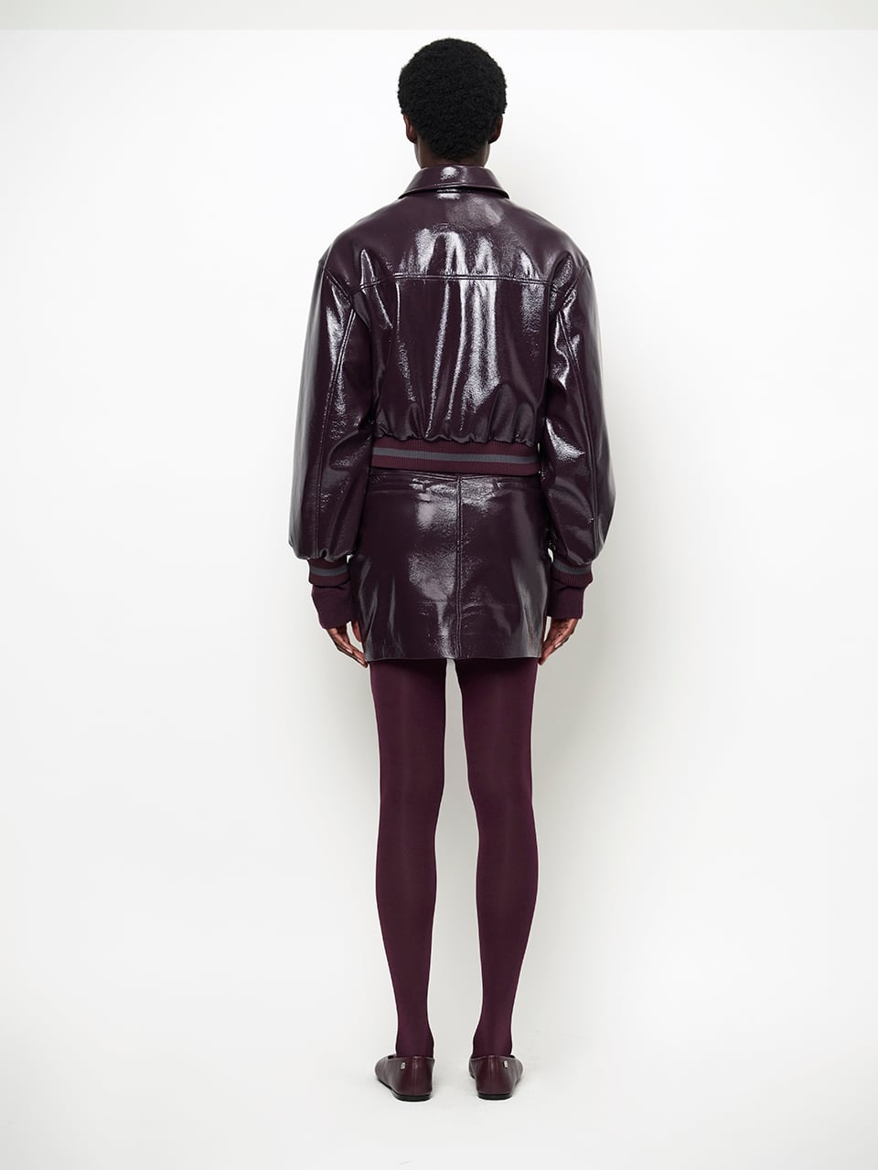 Dante6-Dalyn faux crackle leather bomber