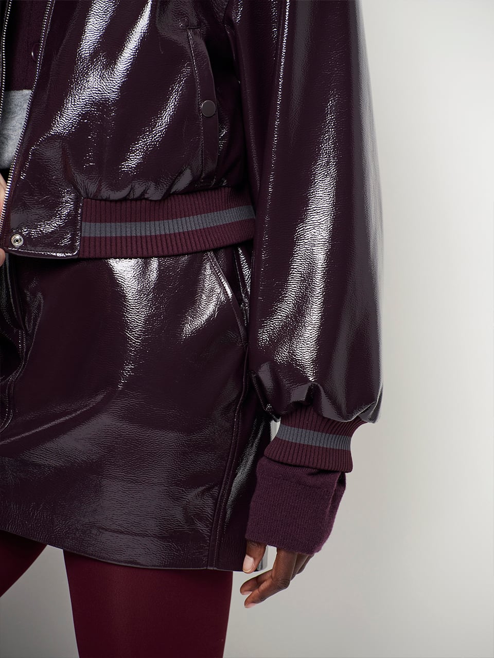 Dante6-Dalyn faux crackle leather bomber