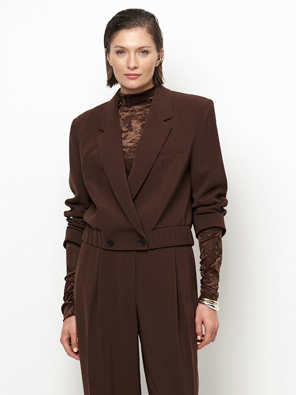 Dante6-Reilley cropped blazer-jacket Esp