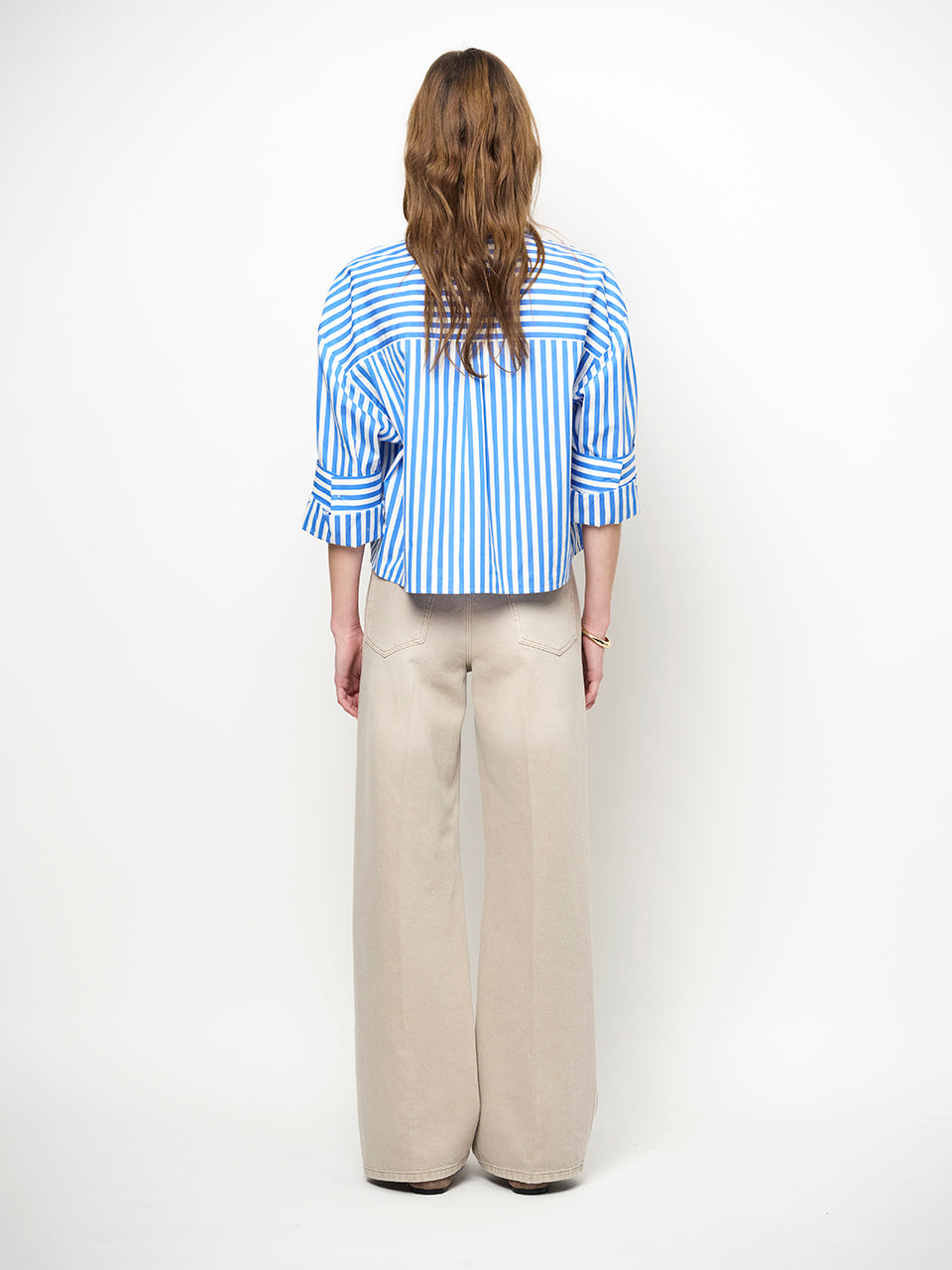 Dante6-Gabe stripe shirt Crisp Blue