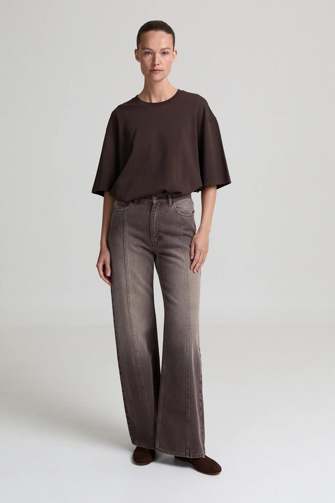 BROEK DENIM BRUIN