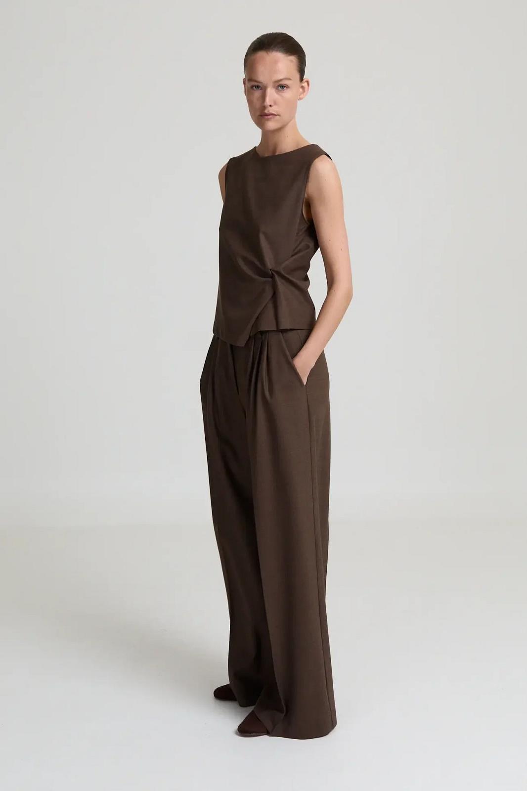BROEK CHINE BRUIN
