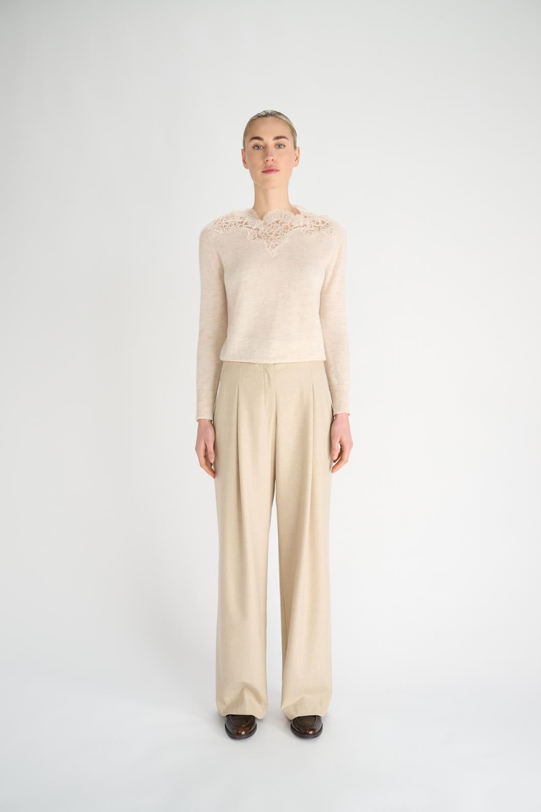 PULL KANT UNI ECRU