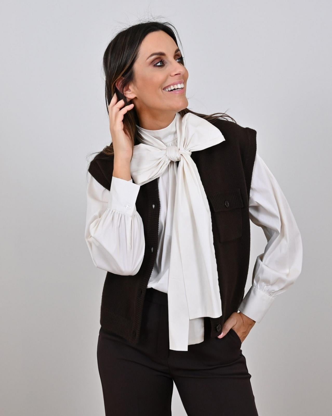 GILET BRUIN