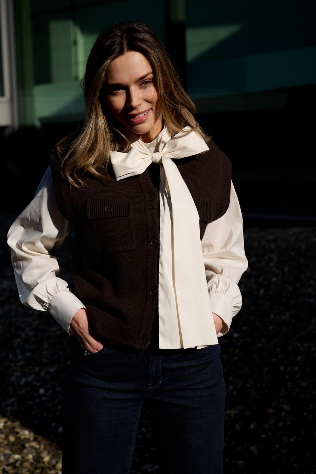GILET BRUIN