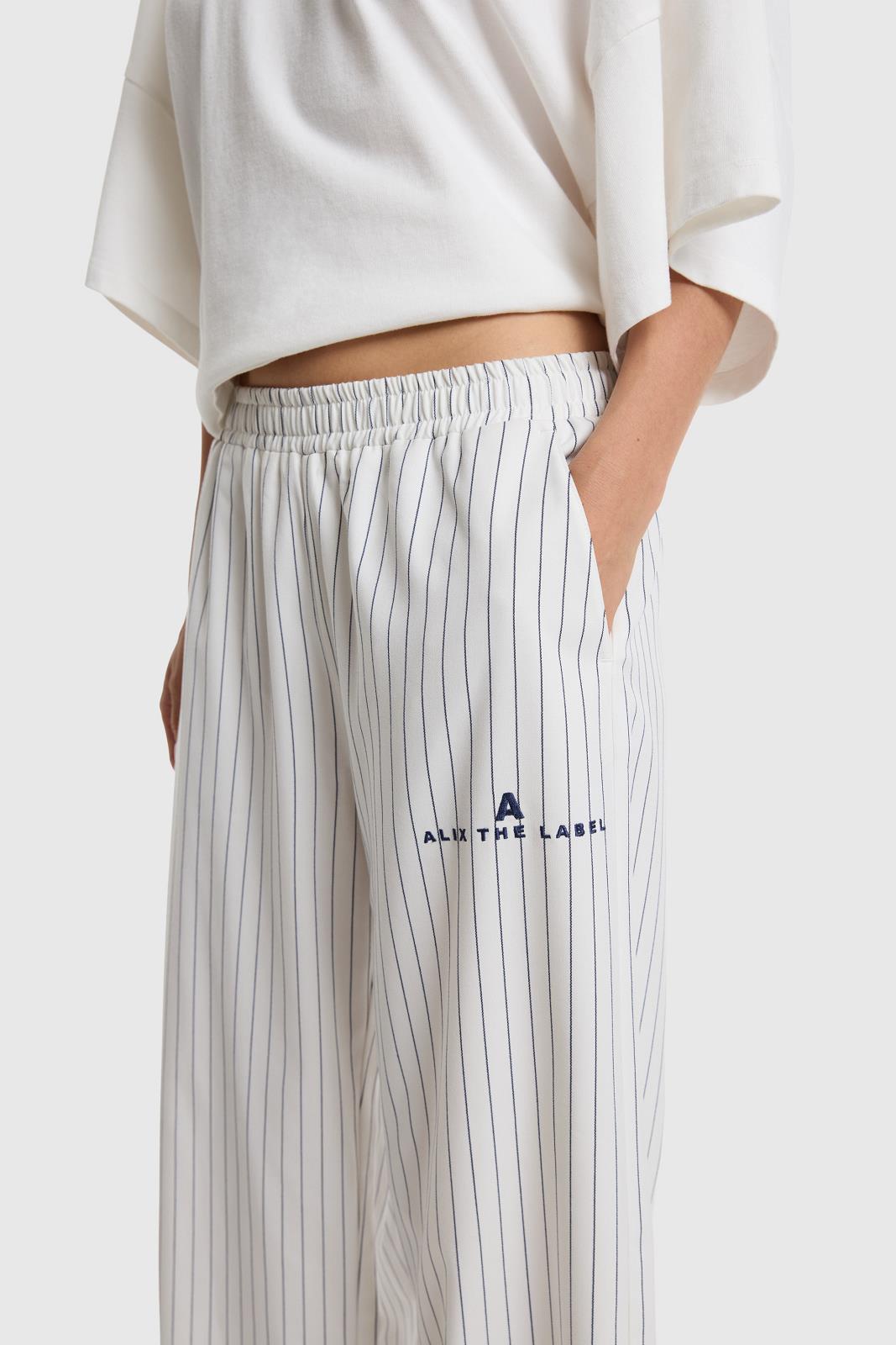 Woven Striped Pants