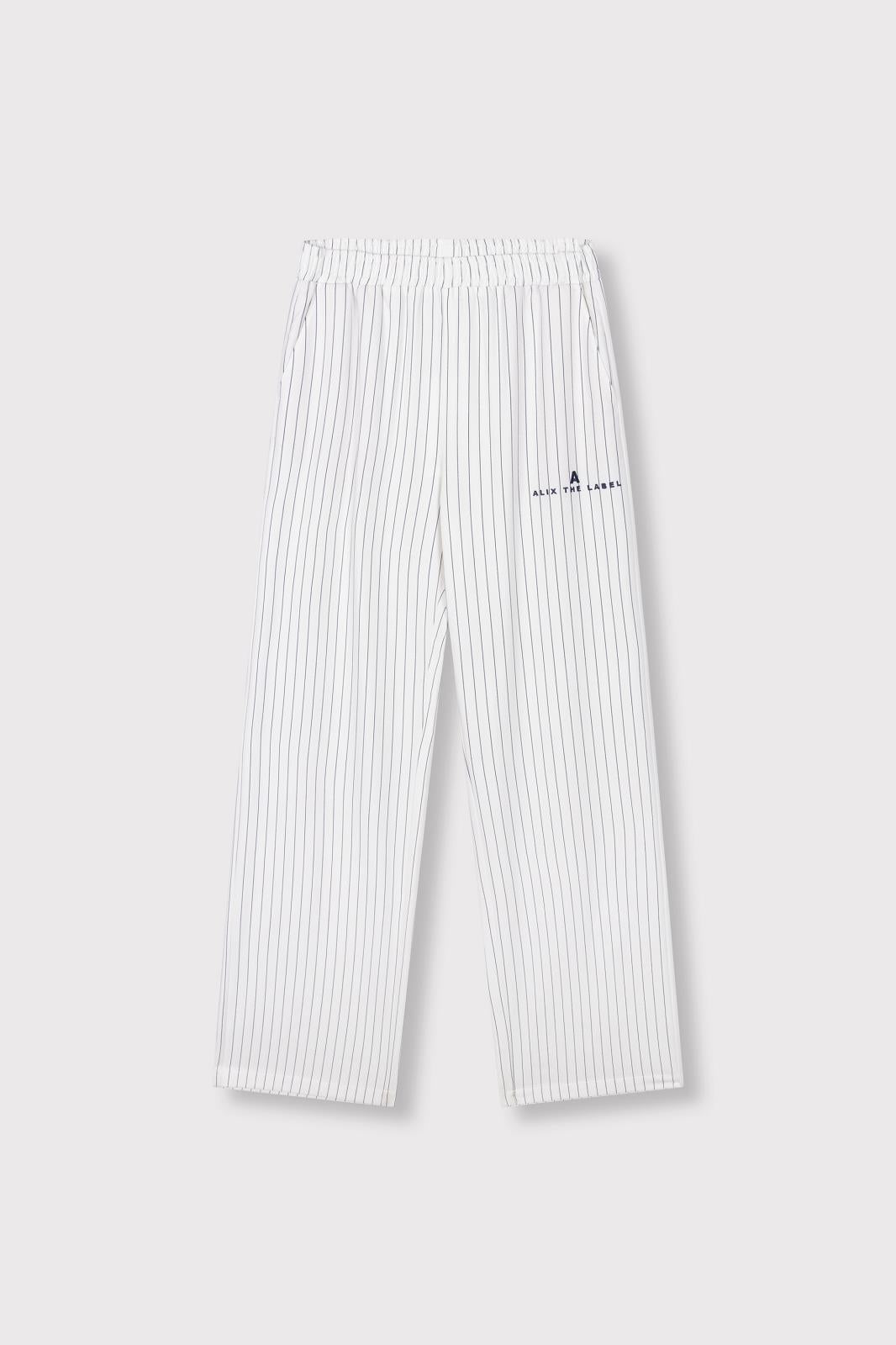 Woven Striped Pants