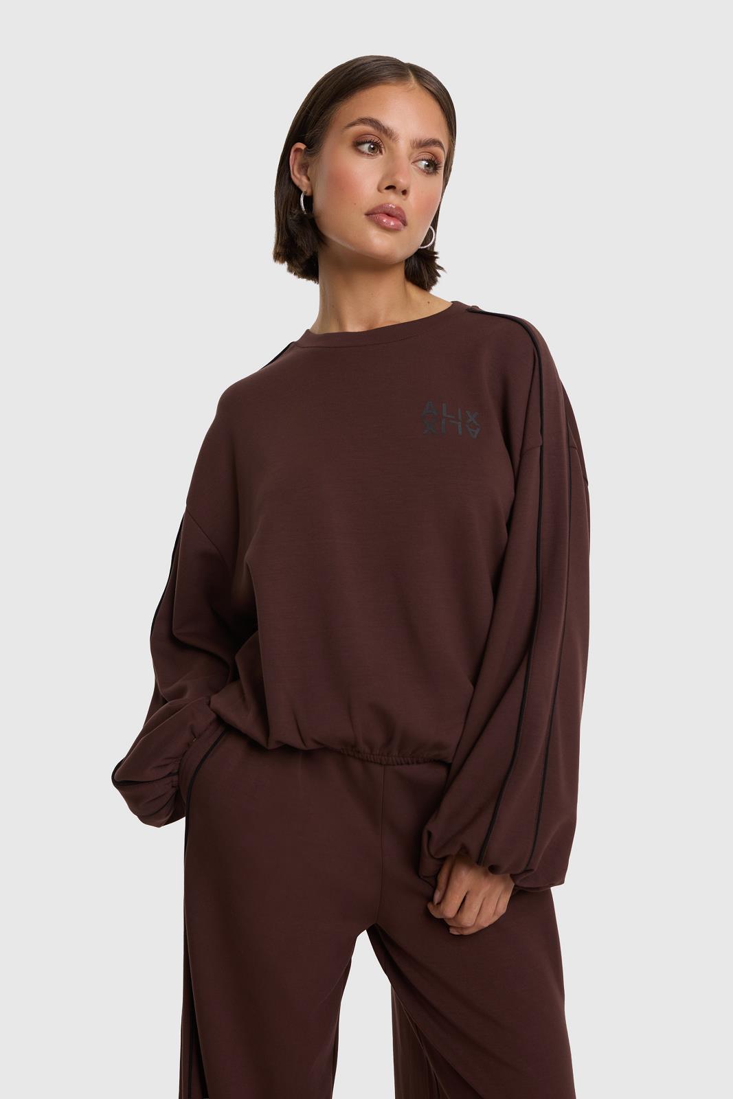 Knitted Piping Sweater