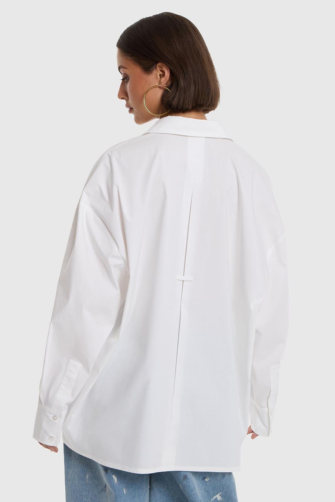 Woven Oversized Blouse