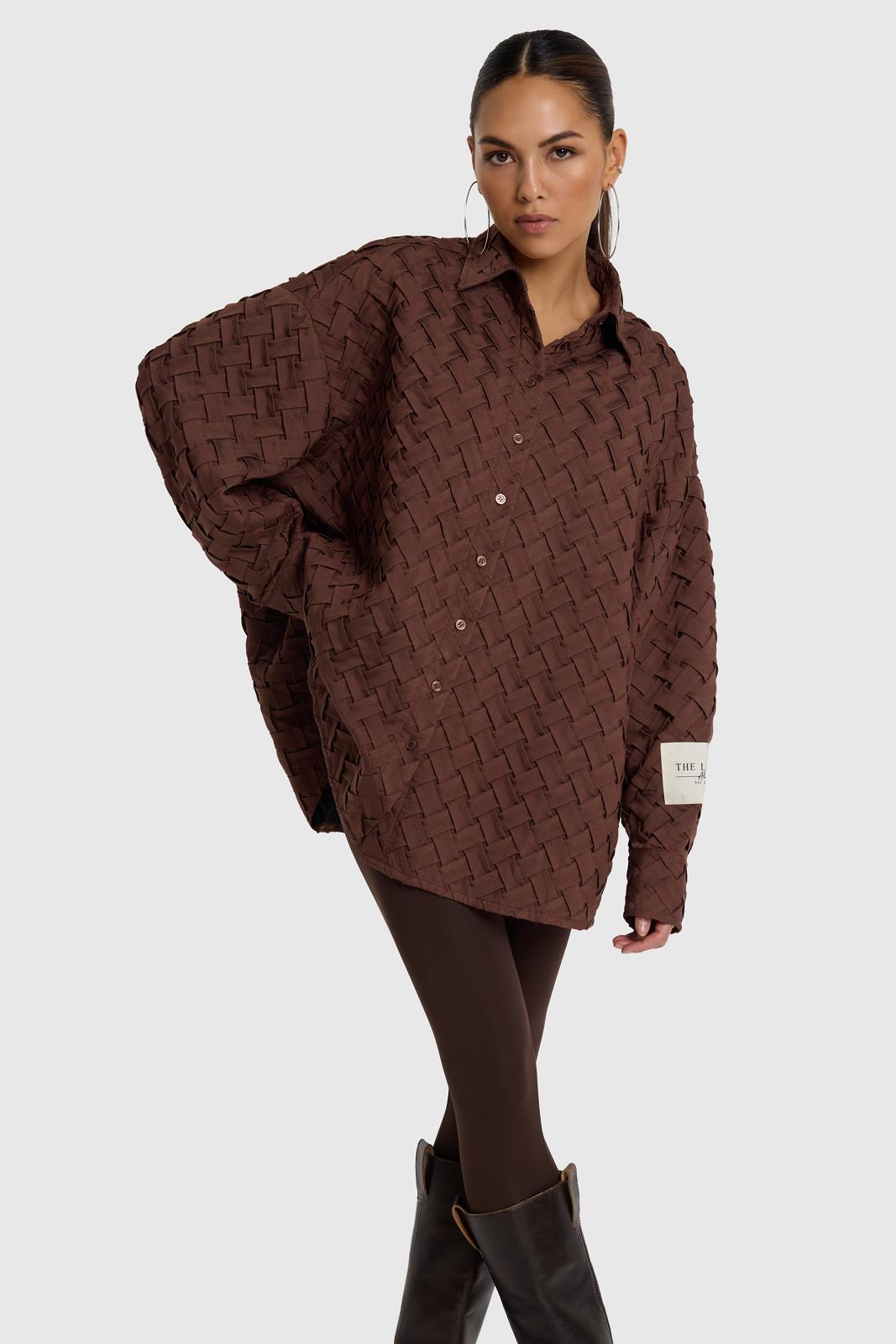 Woven Pleated Blouse