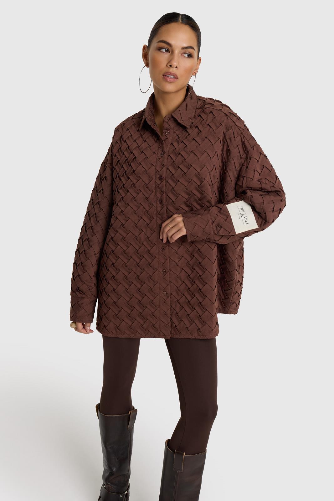 Woven Pleated Blouse