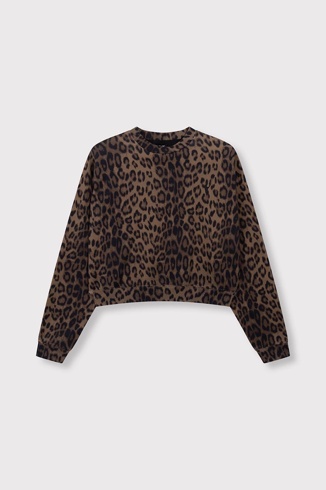 Knitted Leopard Sweater