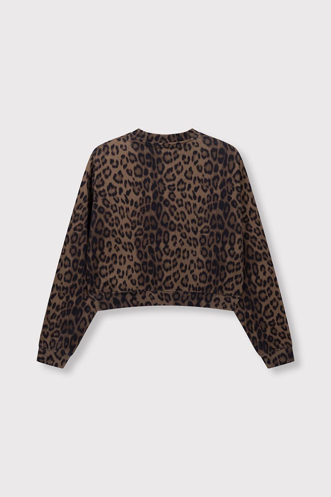 Knitted Leopard Sweater
