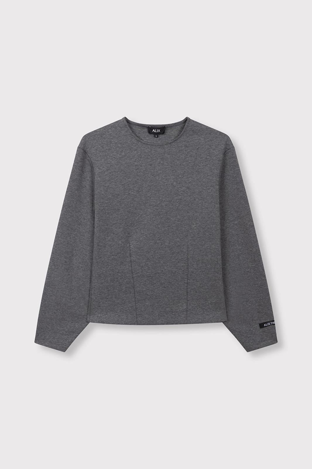 Knitted Fitted Balloon Sleeve Top