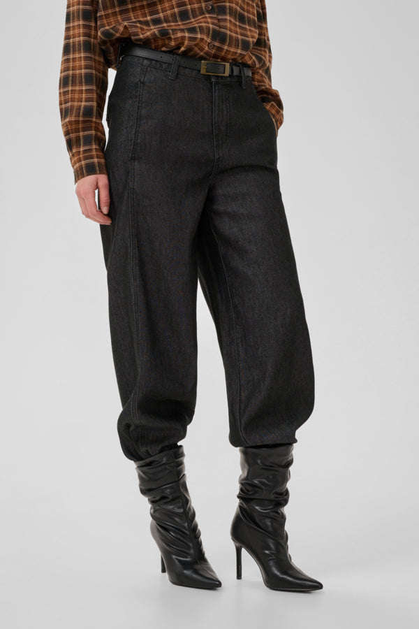 Denim Jeans Black Un-Wash