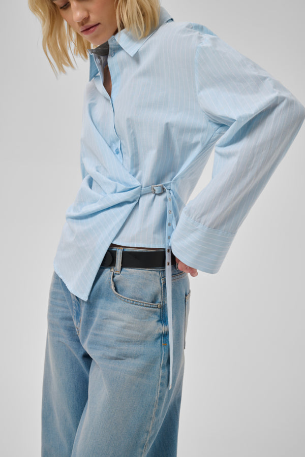 Woven Shirt l/s Angell Falls Striped