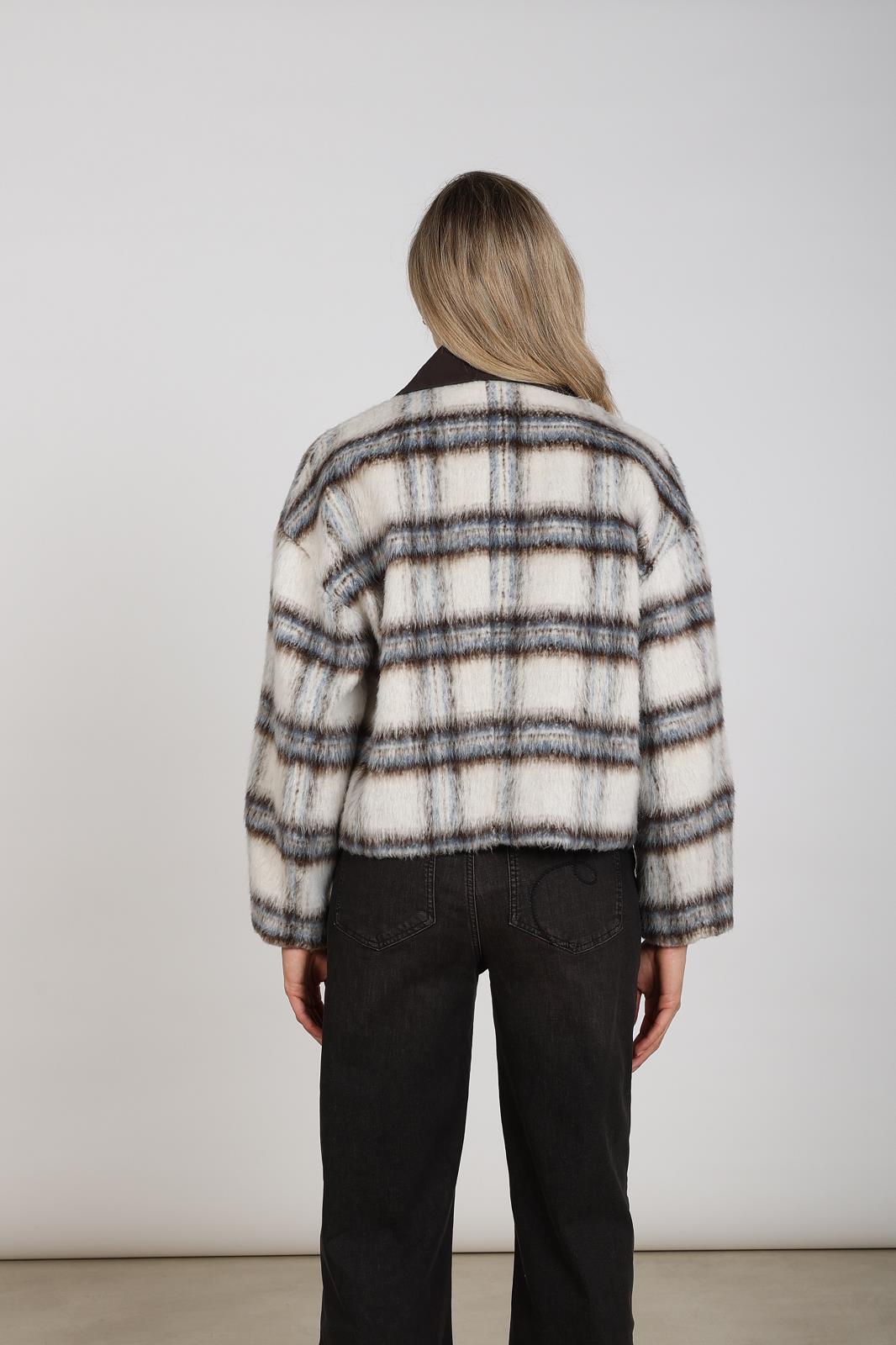 Jackets Offwhite/Chocolate