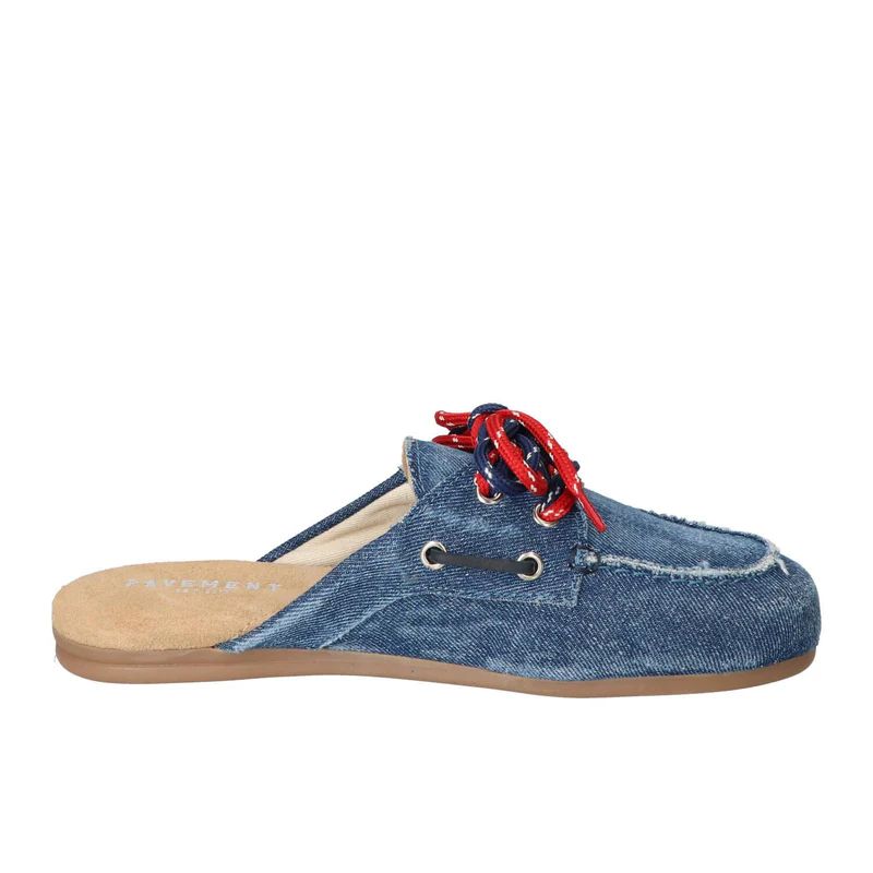 LOAFER/SLIPPER DENIM BLAUW