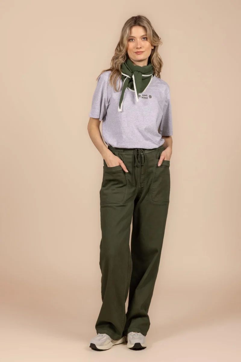 LADIES TROUSERS ARMY