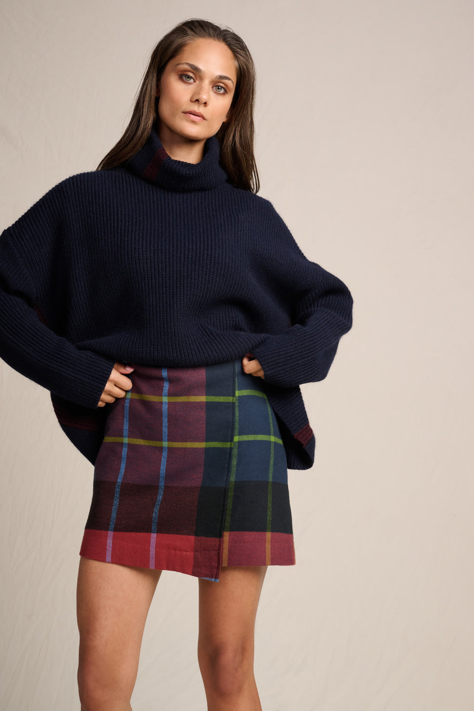 SKIRTS  NIGHT BLUE/PORT