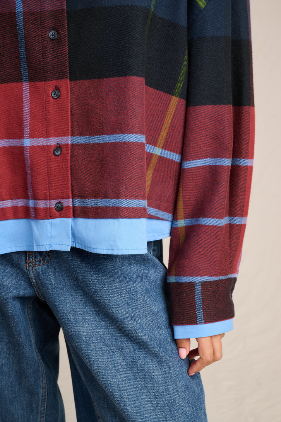 BLOUSES  NIGHT BLUE/PORT