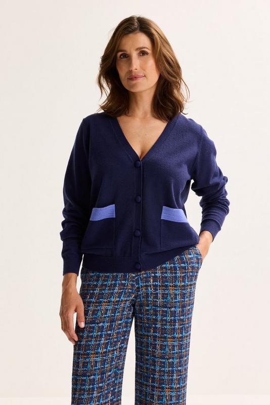 Cardigan Knit VN LSL With buttons WPK EV