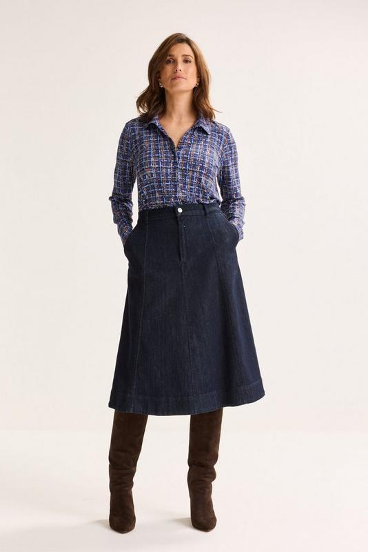 Blouse Jersey SN LSL  NPK EVENING BLUE
