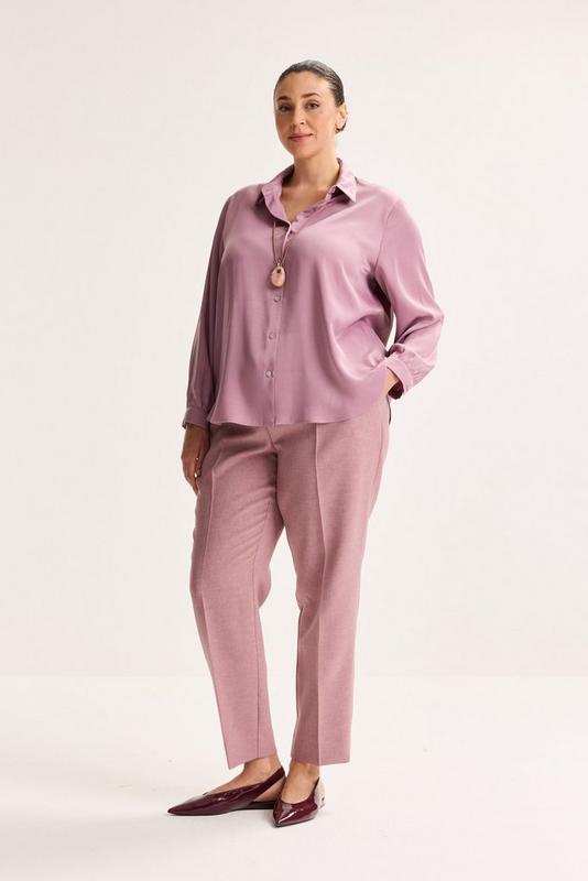 Blouse  SN LSL  NPK MAUVE SHADOWS