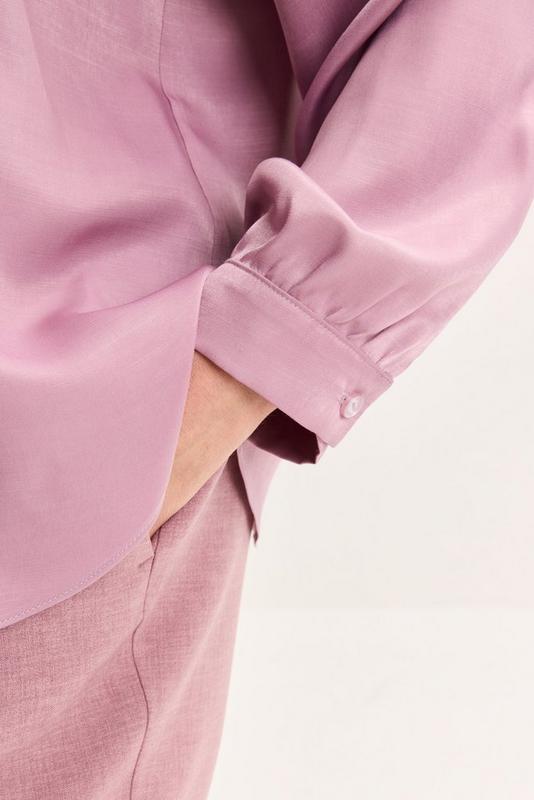 Blouse  SN LSL  NPK MAUVE SHADOWS