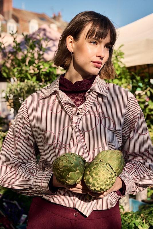 Blouse  SN LSL  NPK ZINFANDEL