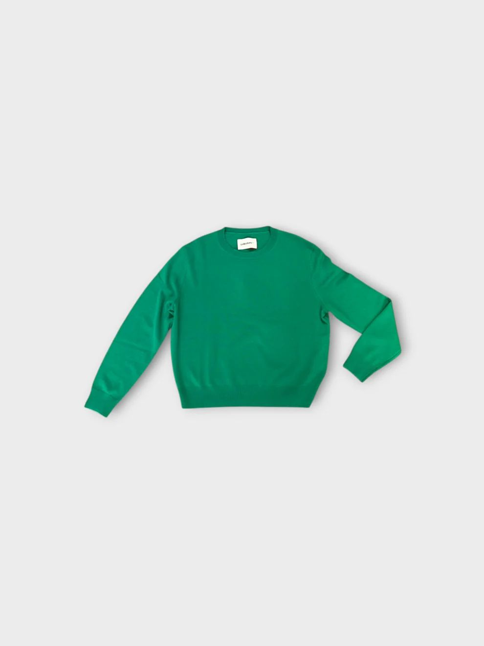 PULL LM 100% CASHMERE GROEN