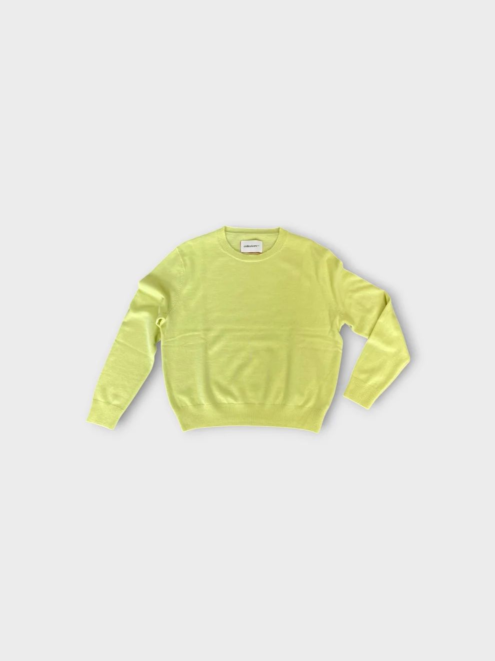 PULL LM 100% CASHMERE UNI GEEL