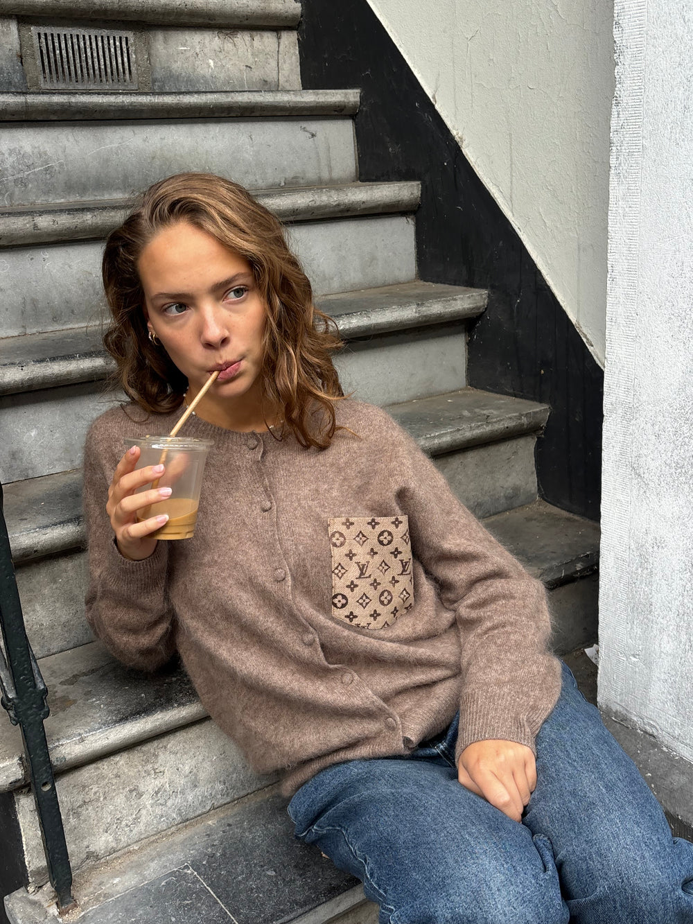 CARDIGAN CASHMERE TAUPE