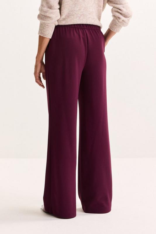 PANTS DRESSED L-*-UNI-AUBERGINE