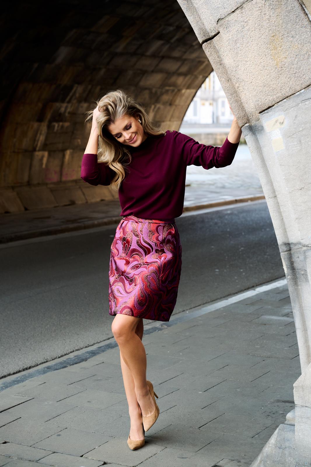 PULL LS-TN-UNI-AUBERGINE