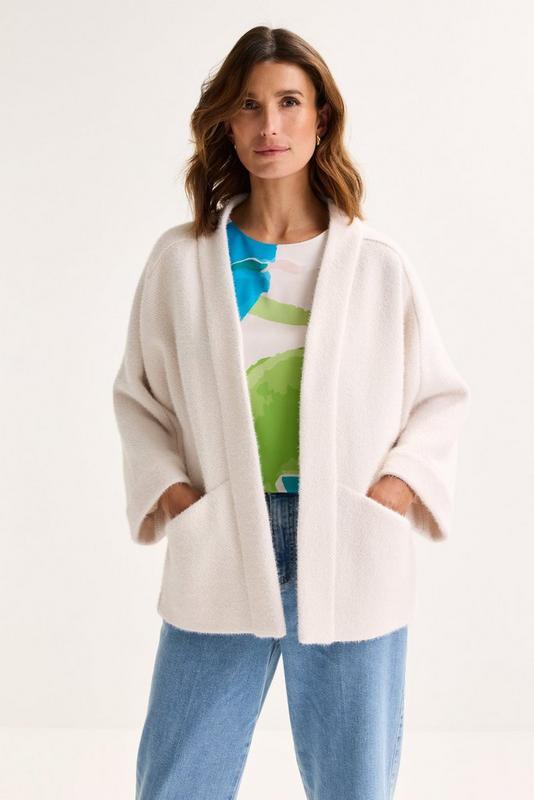 CARDIGAN KNIT N LS-OTHER-UNI-OFF-WHITE