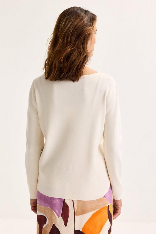 PULL LS-ON-UNI+APPLI-OFF-WHITE