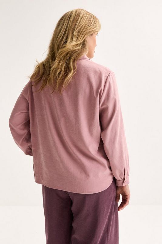 BLOUSE LS-*-UNI-PURPLE