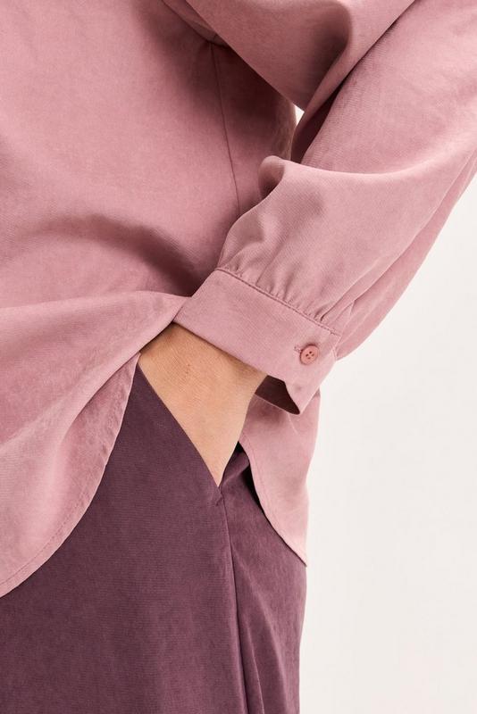 BLOUSE LS-*-UNI-PURPLE