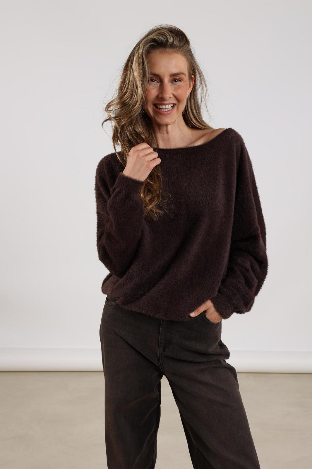 PULL LS-BN-UNI-BROWN DARK