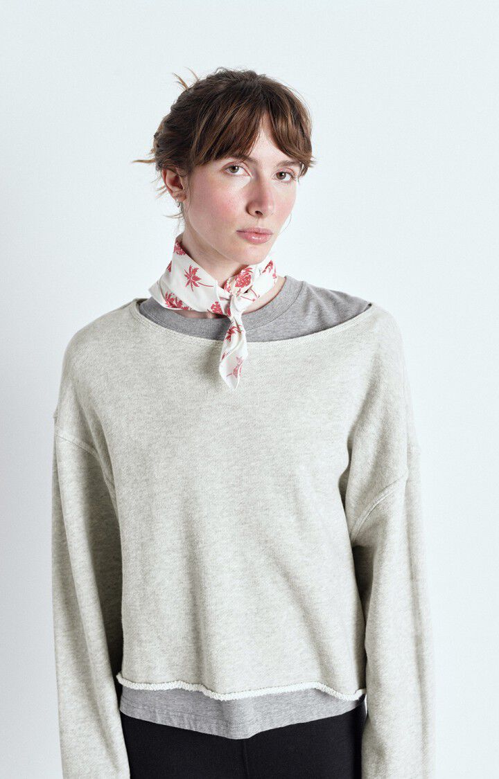 SWEATER LS-ON-UNI-GREY
