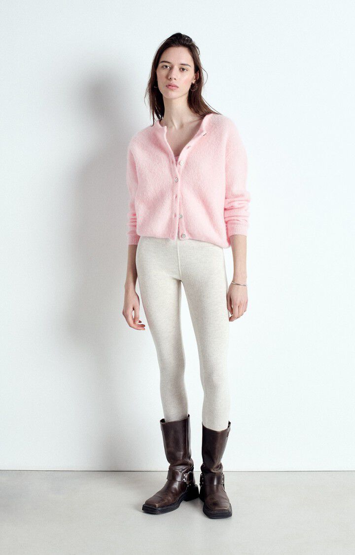 CARDIGAN KNIT N LS-ON-UNI-PINK LIGHT