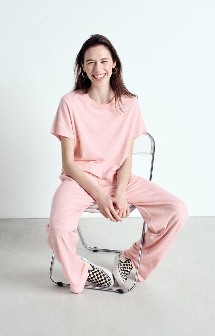 T-SHIRT SS-ON-UNI-PINK LIGHT
