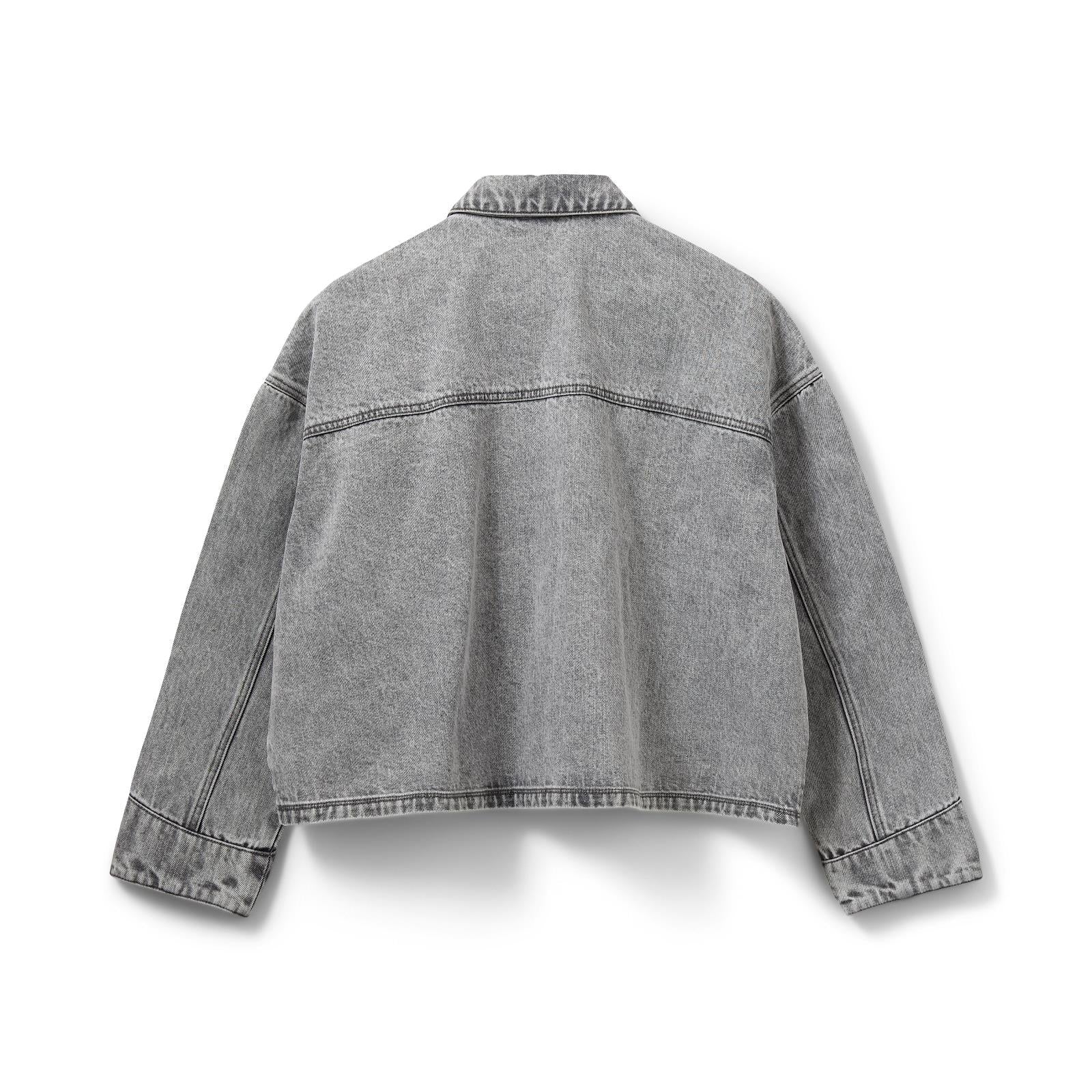 JACKET INDOOR DENIM-*-UNI-GREY