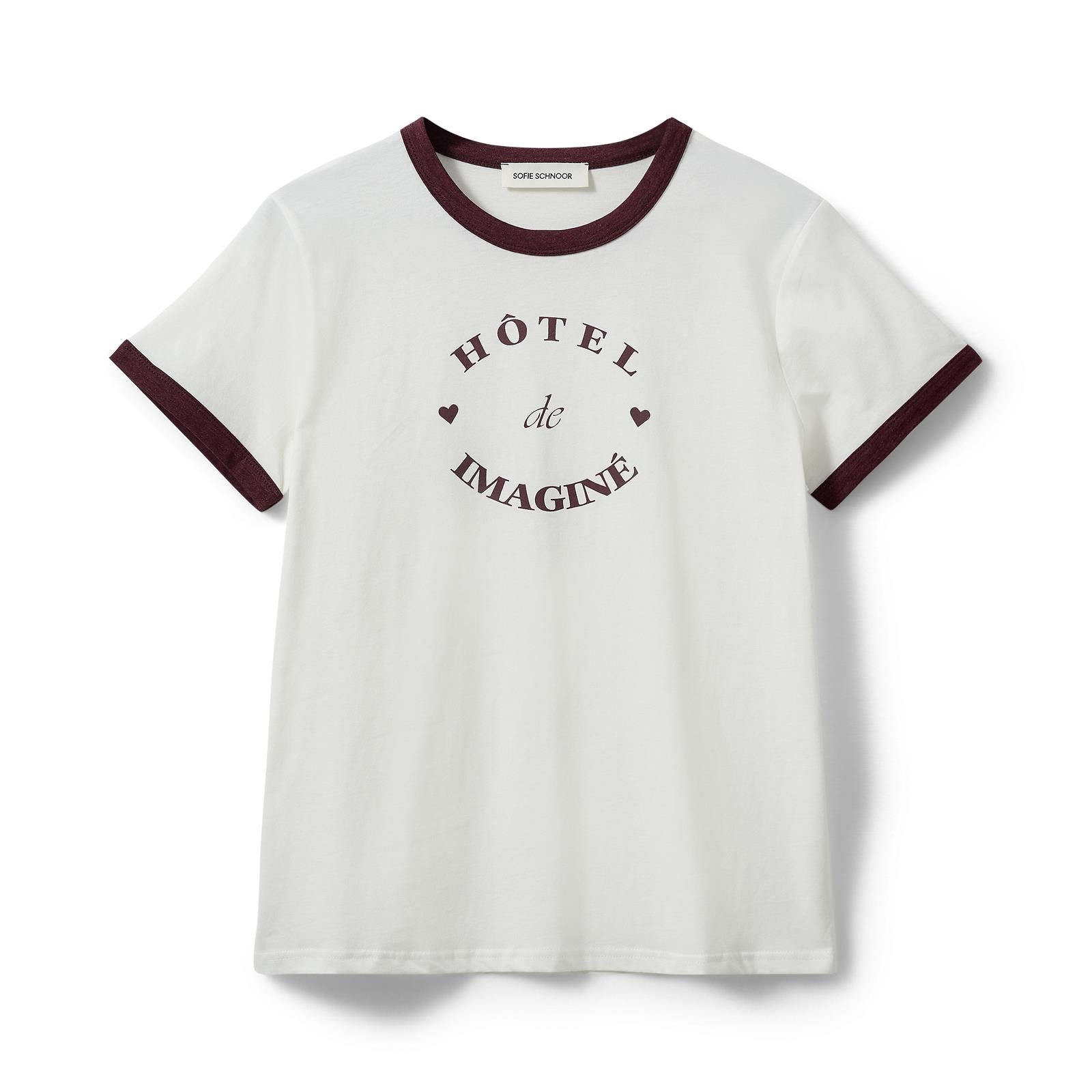 T-SHIRT SS-ON-UNI+PRINT-WHITE